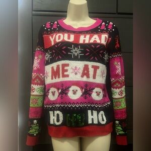 Holiday Sweater Funny You had me at Ho Ho Ho